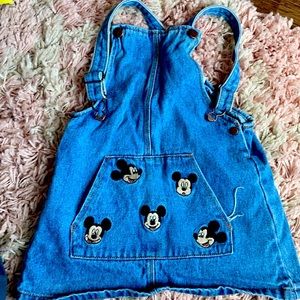 Zara kids Nicky mouse Jean dress